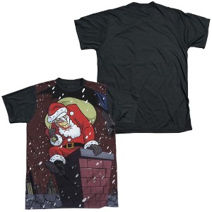 Men's Batman The Animated Series Joker Claus Short Sleeve Costume T-Shirt - 1 of 4