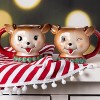 Transpac Dolomite Mini Vintage Christmas Reindeer Mug - Charming Ceramic Decorative Object for Holiday Cheer - 4 of 4