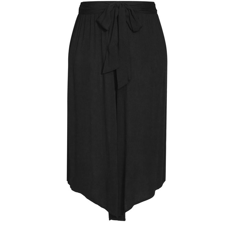 Women's Plus Size Holiday Sun Pant - black | CITY CHIC, 3 of 4