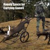 Tangkula Folding Deer Game Cart Heavy-Duty Steel Hauler Utility Gear Dolly Cart - 4 of 4