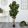 Nearly Natural 5.5-ft Oak Artificial Tree UV Resistant (Indoor/Outdoor) - 3 of 3