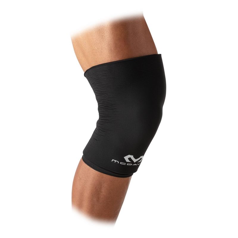 McDavid Flex Ice Therapy Knee/Thigh Compression Sleeve - Black M, 1 of 6