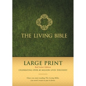 The Living Bible Large Print Red Letter Edition - by New Living