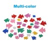 Unique Bargains Self Adhesive Glitters DIY Crafting Colorful Foam Stickers - 3 of 4
