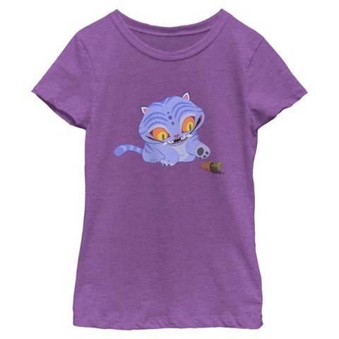 KPop Demon Hunters Girls KPop Demon Hunters Mischievous Derpy T Shirt - Purple Berry - Small