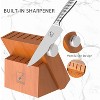 imarku Knife Set,14-Piece Knife Sets for kitchen,Premium One-Piece Kitchen Knife Set with Sharpener,High Carbon Stainless Steel Knives Set,Silver - 4 of 4