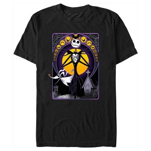 Men's The Nightmare Before Christmas Jack Halloween Card T-Shirt - 1 of 4