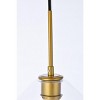 Elegant Lighting Gene 1 light brass and Clear glass plug-in pendant - image 4 of 4