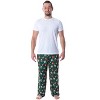 Star Wars Mens' The Mandalorian The Child Christmas Ornaments Pajama Pants Green - 4 of 4