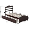 AFI Furnishings Warren Platform Bed T with Footboard & T Trundle ES - 2 of 4