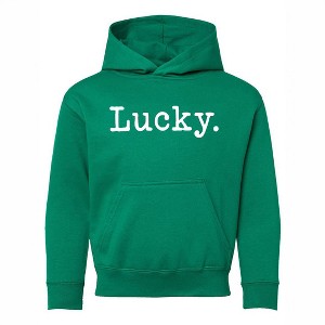 The Juniper Shop Lucky Typewriter Youth Graphic Hoodie - 1 of 3