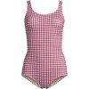 Lands' End Women's Chlorine Resistant Scoop Neck Soft Cup Tugless Sporty One Piece Swimsuit - 3 of 4
