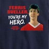 Boys' - Ferris Bueller's Day Off - Ferris My Hero Graphic Long Sleeve Fleece Sweatshirt - 2 of 4