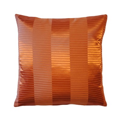 Hub Styler Burnt Orange Squared Throw Pillow