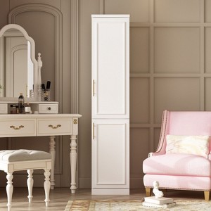 Famapy White Freestanding Modular Wardrobe Combo Armoires Closet - 1 of 4