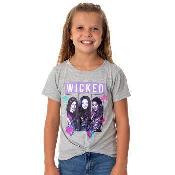 Disney Girls' Descendants 3 Wicked Villians Club Front Knot T-Shirt