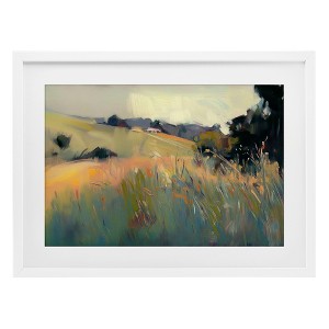 Stupell Industries Modern Tranquil Plains Framed Print Under Glass - 1 of 4