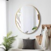 Round Wall Mirror with Aluminum Frame for Bedroom, Living Room, Entryway, Bathroom - 4 of 4