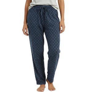 ADR Women's Soft Warm Fleece Pajama Pants, Long Lounge Bottoms - 1 of 3