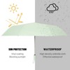 Travel Umbrellas for Rain Automatic Folding Sun Umbrella for Walking Waterproof Windproof Umbrellas for Women and Men, Green - 2 of 4