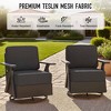 YARDSIGHT 2-Piece Outdoor Swivel Lounge Chairs with Cushions, Patio Aluminum Armchairs with 360-Degree Rotation for Garden, Deck, or Poolside - 4 of 4
