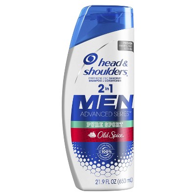 Head & Shoulders Old Spice Pure Sport Dandruff 2 in 1 Shampoo + Conditioner - 21.9 fl oz