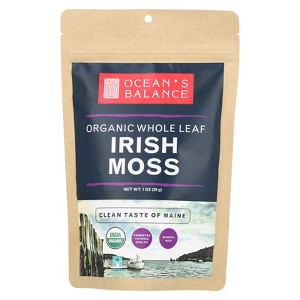 Ocean's Balance Organic Whole Leaf Irish Moss, 1 oz (28 g) - 1 of 2