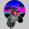 Men's Design By Humans Summer Zebra By clingcling T-Shirt - 2 of 4