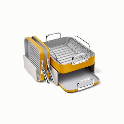 Marigold Non-Stick Ceramic Square Cookware Set