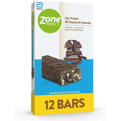 Zone Perfect Cookie Dough Dark Chocolate Chip 10g 12 ct : Target