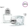 Small Salt and Pepper Shakers, Pack of 24 Bulk Salt and Pepper Shakers with Funnel Tool, Clear Glass Mini Salt and Pepper Shakers Set, 0.5 oz - 2 of 4