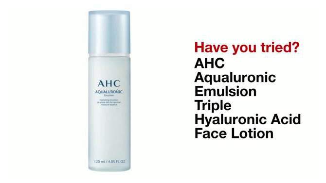 AHC Aqualuronic Hydrating Emulsion - 4.05 fl oz, 2 of 7, play video