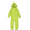 Seven Times Six Dr. Seuss GRINCH Who Stole Christmas Hooded Costume Pajama Union Suit Green - 4 of 4