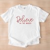 Simply Sage Market Believe In The Magic Garment Dyed Tee - S - White - 3 of 4
