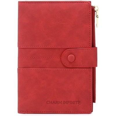 BEAFUP RFID Blocking Passport Wallet for Women - Slim Travel & Daily Use Card Holder with Multiple Slots, Vegan Leather