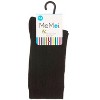 Memoi Woven Ribbed Bamboo Blend Boy's Crew Socks - 4 of 4