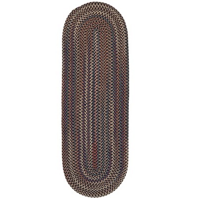 Colonial Mills Cedar Cove - Navy 2 Ft x11 Ft Runner (Oval) Rug Indoor 65% Nylon/35% Polypropylene