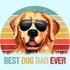 Men's Design By Humans Best Dog Dad Ever Golden Retriever By LuckyCharm99 T-Shirt - 2 of 2