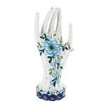 Blue Rose Polish Pottery A140 Andy Hand Ring Holder
