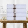 Premium Cotton Solid Plush Heavyweight Hotel Luxury Towel Set by Blue Nile Mills - 2 of 4