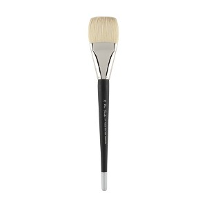 Creative Mark Pro Stroke Premium White Chungking Hog Bristle Artist Paint Brush - Flat - Natural Bristle Brush w/ Great Control Suitable for Oils, - 1 of 4