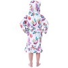 Mattel Girls' Barbie Fantasy Mermaid Fairy Rainbow Ruffled Bathrobe Robe White - 4 of 4
