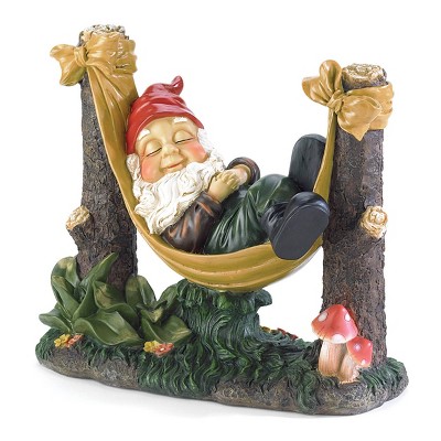 10" Polyresin Slumbering Gnome - Zingz & Thingz