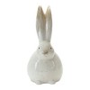 White and Gold Terra Cotta Bunny Set – Seasonal Figurines for Home Decor by Melrose - 2 of 4