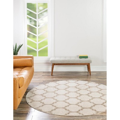 Unique Loom Trellis Philadelphia Geometric Indoor Woven Area Rug