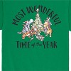Men's - Winnie the Pooh - Christmas Most Wonderful Time of the Year Short Sleeve Graphic T-Shirt - 2 of 4