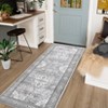 Nasitip Retro Bohemia Area Rugs for Living Room Soft Low Pile Non-Sliping, Machine Washable - 4 of 4