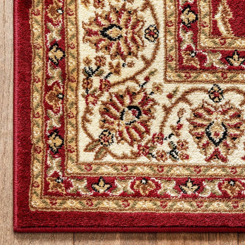 Noble Sarouk Persian Floral Oriental Formal Traditional Area Rug, 6 of 10