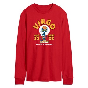 Men's - Pete the Cat - Virgo Long Sleeve Graphic T-Shirt - 1 of 3