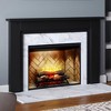 Wood Fireplace Mantel Surround Kit with Shelf and Trim | Essex from Mantels Direct - Poplar Wooden Chimney Mantel Surround with Shelf - 3 of 4